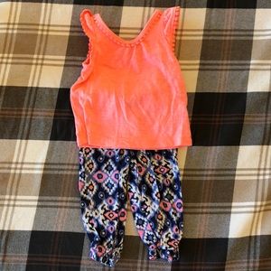 9mo tank top and pants set